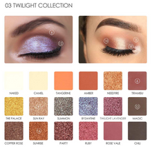 Load image into Gallery viewer, Focallure Pro - 18 Colors Glitter and Matte Eyeshadow
