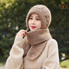 Load image into Gallery viewer, Hat Scarf Thickened Warm-keeping And Cold-proof Snow Hat
