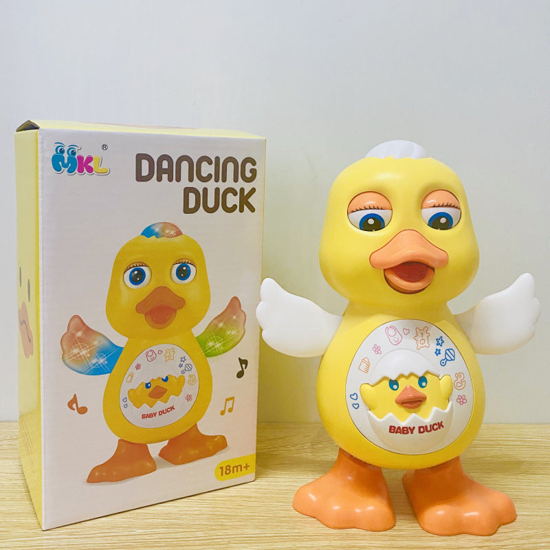 Musical electric swing little yellow duck