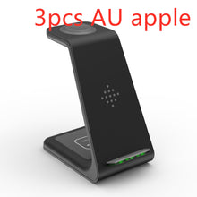 Load image into Gallery viewer, 3 In 1 Fast Charging Station Wireless Charger Stand Wireless Quick Charge Dock For Phone Holder
