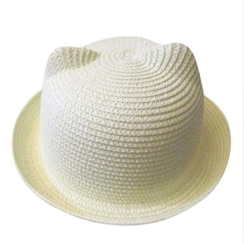 Summer hat Korean cute cat ears straw hat sun hat sun hat