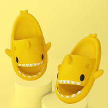 Load image into Gallery viewer, Adult&#39;s Slippers Tide Indoor And Outdoor Funny Shark Slippers
