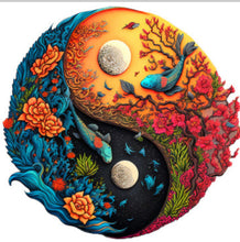 Lade das Bild in den Galerie-Viewer, Irregular Yin And Yang Shaped Animal Wooden Puzzle
