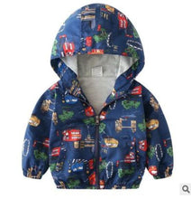 Load image into Gallery viewer, Boy jacket casual hooded jacket
