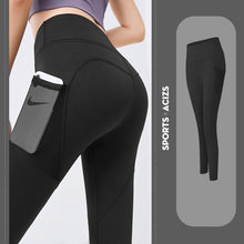 Load image into Gallery viewer, Yoga Pants Women With Pocket Leggings Sport Girl Gym Leggings Women Tummy Control Jogging Tights Female Fitness Pants
