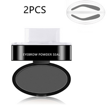 Load image into Gallery viewer, Eyebrow Powder Stamp Tint Stencil Kit Cosmetics Professional Makeup Waterproof Eye Brow Stamp Lift Eyebrow Enhancers Stencil Kit
