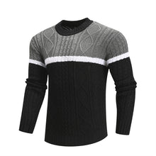Load image into Gallery viewer, Men Casual Knitted Soft Cotton Sweaters Pullover Men Winter New Fashion Striped O-Neck Sweater
