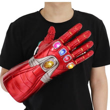 Load image into Gallery viewer, Thanos Infinity Gauntlet Light Glove Superhero Avengers Cosplay Gloves LED PVC Glove Kids Adult Carnival Costume props
