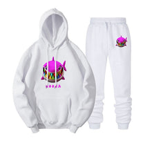 Load image into Gallery viewer, New rapper 6ix9ine gooba rainbow hoodie sweatshirt men&#39;s autumn and winter women&#39;s hoodie sports suit sports shirt + sports pant
