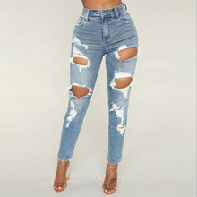 Load image into Gallery viewer, 2020 ripped jeans for women high waisted

