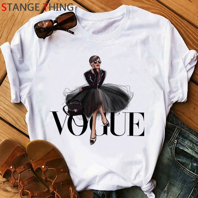 Vogue Fashion T Shirt Women